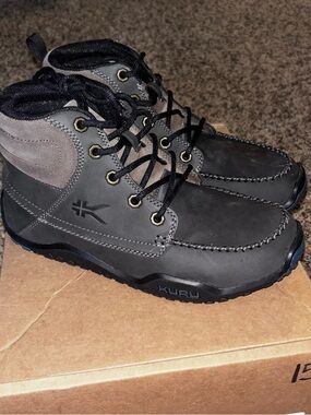 Kuru Mens Quest Orthopedic Woodstock Brown Outdoor Hiking Boots Shoes Size 8 M